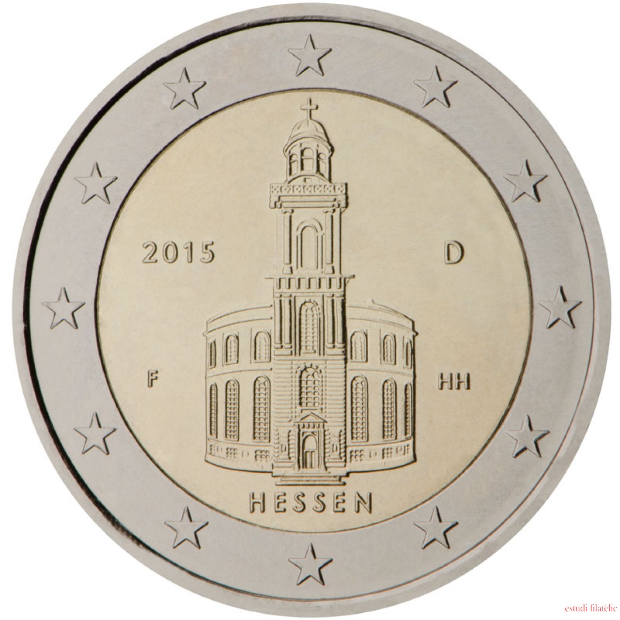 Alemania 2 euros conmemorativos (Especial) 2015 (5 cecas) San Pablo Alemania 2 euros conmemorativos (Especial) 2015 (5 cecas) San Pablo