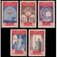 Marruecos 275/79 1974 Pro tuberculosos  MH