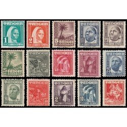 Tánger 151/65 1948 - 1951 Indígenas y paisajes Valor 164 es MH MNH