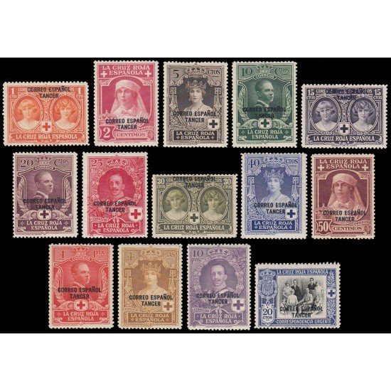 Tánger 23/36 1926 Pro Cruz Roja Española Red Cross MNH