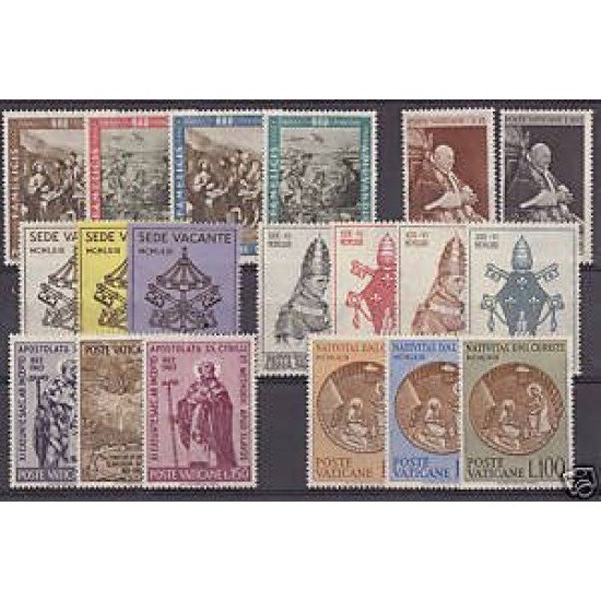 Vaticano 1963 Año completo Vaticano 1963 Año completo