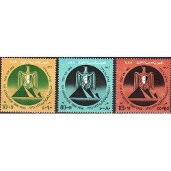 Egipto - 593/95 - Nº 593/95 Día del Correo, lujo Egipto - 593/95 - Nº 593/95 Día del Correo, lujo