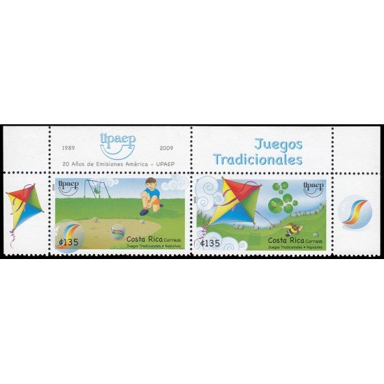 Costa Rica 904/05 2009 América Upaep Juegos Tradicionales MNH