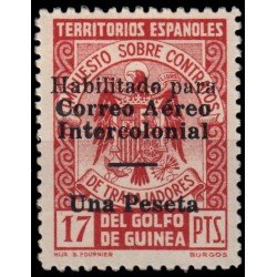 Guinea Española 259L 1939 - 1941 Escudo Shield MH Guinea Española 259L 1939 - 1941 Escudo Shield MH