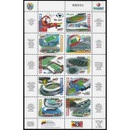 Venezuela 2639/48 2007 Estadios de Fútbol MNH
