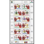 Venezuela 2649/60 2007 Federaciones de Fútbol MNH
