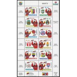 Venezuela 2649/60 2007 Federaciones de Fútbol MNH Venezuela 2649/60 2007 Federaciones de Fútbol MNH