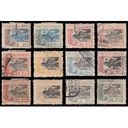 Guinea Española 167/78 1924 Casa de Nipa Usados Guinea Española 167/78 1924 Casa de Nipa Usados