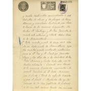 España Spain Variedad 239 1898 Papel Sellado Notarial Fiscal