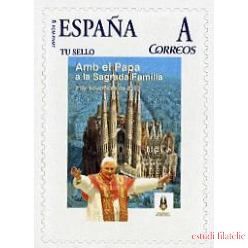 FILATELIA - Sellos España - Documentos Ferias Filatélicas - FNMT - 0060 - Visita del Papa a Barcelona 2010
