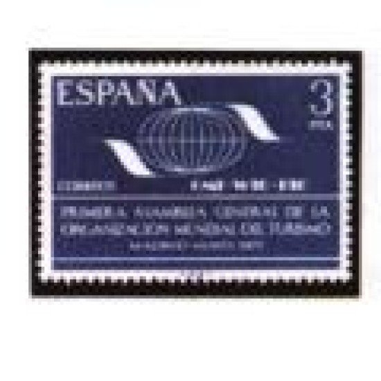 España Spain 2262 1975 Primera Asamblea general de la Organización mundial de Turismo SPD Sobre Primer Día España Spain 2262 1975 Primera Asamblea general de la Organización mundial de Turismo SPD Sobre Primer Día