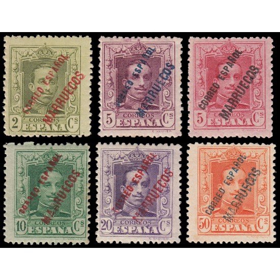 Tánger 17/22 1923-1930 Alfonso XIII MH
