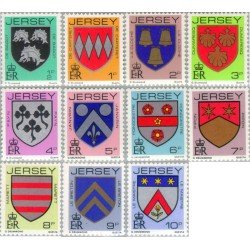 Jersey - 236/46 - 1981 Serie-escudos de familias-Lujo Jersey - 236/46 - 1981 Serie-escudos de familias-Lujo