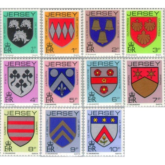 Jersey - 236/46 - 1981 Serie-escudos de familias-Lujo Jersey - 236/46 - 1981 Serie-escudos de familias-Lujo