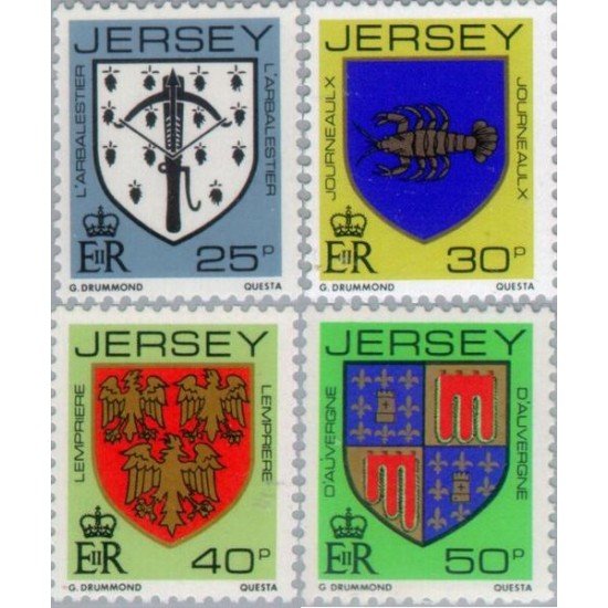 Jersey - 267/70 - 1982 Escudos de familias de Jersey-Lujo Jersey - 267/70 - 1982 Escudos de familias de Jersey-Lujo