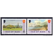 VAR2/S  Man (isla de) Nº 41/42   1975   Serie-sellos de 1973-paisajes-Lujo
