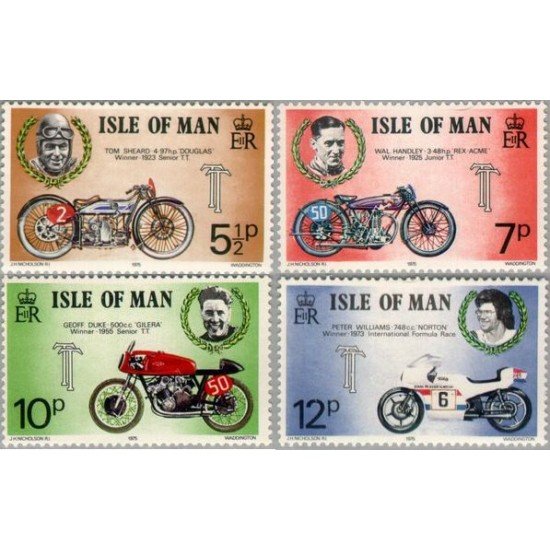 Man (isla de) - 51/54 - 1975 Tourist Trophy-carrera de motos-Lujo Man (isla de) - 51/54 - 1975 Tourist Trophy-carrera de motos-Lujo