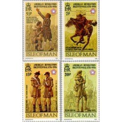 Man (isla de) - 63/66 - 1976 200º Aniv. de la revolución americana Lujo Man (isla de) - 63/66 - 1976 200º Aniv. de la revolución americana Lujo