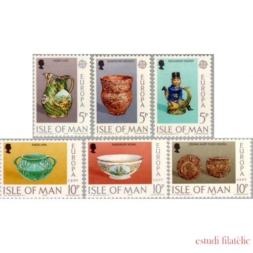 Man (isla de) - 75/80 - 1976 Europa-arte en cerámica-Lujo
