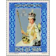 Man (isla de) - 119 - 1978 25º Aniv. coronación Isabel II Lujo