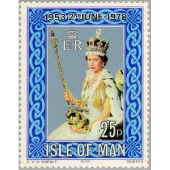Man (isla de) - 119 - 1978 25º Aniv. coronación Isabel II Lujo