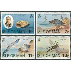 FAU1/S Man (isla de) Nº 131/34 1979 Centº de la Sociedad de historia natural-animales- Lujo FAU1/S Man (isla de) Nº 131/34 1979 Centº de la Sociedad de historia natural-animales- Lujo