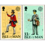 Man (isla de) - 135/36 - 1979 Europa-historia del correo-carteros-Lujo