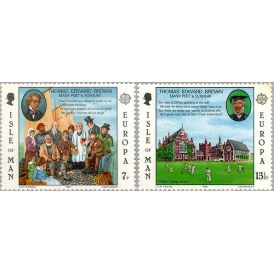 DEP7/S Man (isla de)  Nº 157/58  1980  Europa-reverendo Brown/escuela Clifton-Lujo