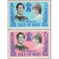 Man (isla de) - 189/90 - 1981 Boda real de Carlos y Diana Lujo Man (isla de) - 189/90 - 1981 Boda real de Carlos y Diana Lujo