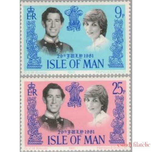 Man (isla de) - 189/90 - 1981 Boda real de Carlos y Diana Lujo