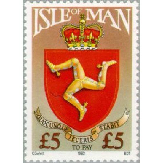 Man (isla de) - 33-T - 1992 Escudo Lujo