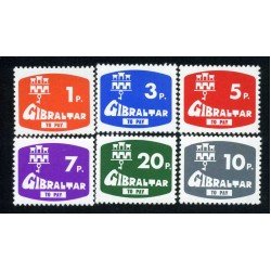 Gibraltar - Nº T 7/12 - 1976 Lujo