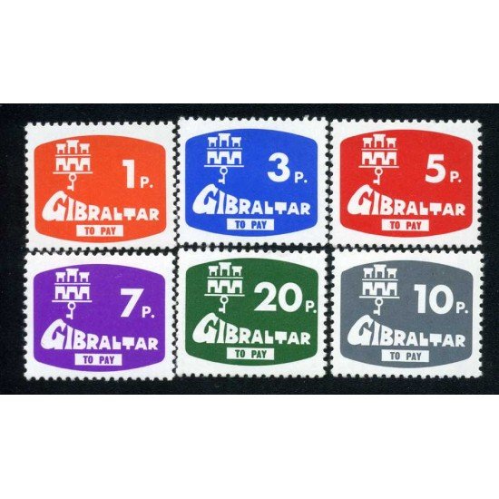 Gibraltar - Nº T 7/12 - 1976 Lujo