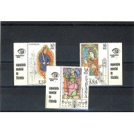 España Spain 2721/23v  Vidrieras con viñeta MNH