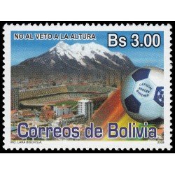 Bolivia 1339 2007 Deporte Fútbol No al veto de altura MNH Bolivia 1339 2007 Deporte Fútbol No al veto de altura MNH