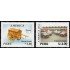 Perú 1054/55 1995 UPAEP Transporte Postal MNH