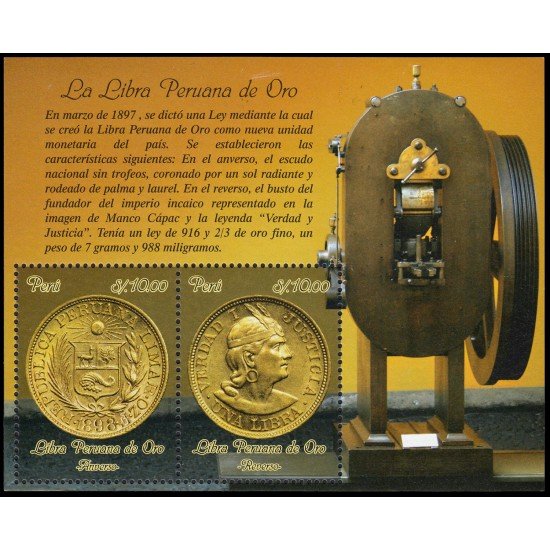 Perú HB-81 2014 Numismática Monedas MNH