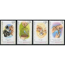 Hong-Kong 894/97 1999 Año internacional de las personas ancianas MNH Hong-Kong 894/97 1999 Año internacional de las personas ancianas MNH