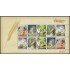 China 4267/71 2005 Personalidaddes Literatura Hans Christien Andersen Escritor danés Hoja con 2 series MNH