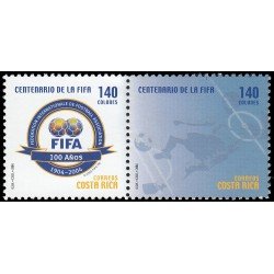 Costa Rica 759/60 2004 Cincuentenario de la FIFA MNH