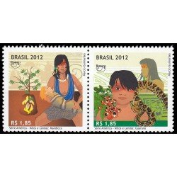 Brasil Brazil 3233/34 2012 Mitos y leyendas Serie América UPAEP MNH Brasil Brazil 3233/34 2012 Mitos y leyendas Serie América UPAEP MNH