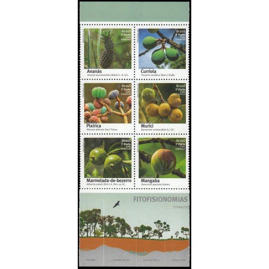 Brasil Brazil 3577/82 2016 Flora Frutas de Cerrado MNH