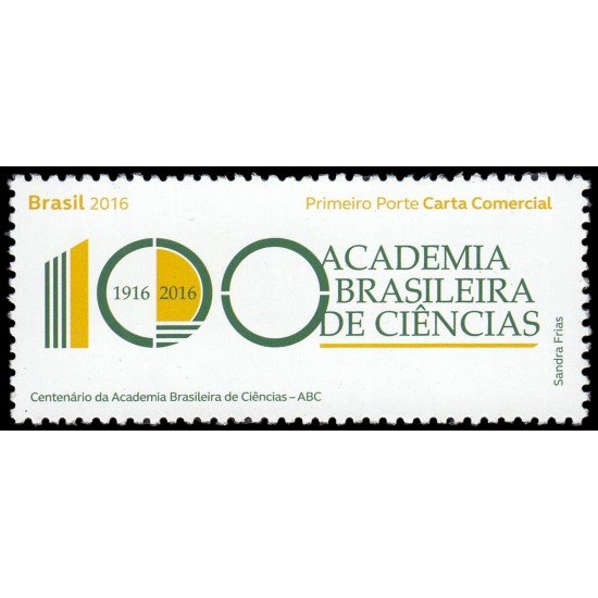 Brasil Brazil 3544 2016 Centenario de la Academia de ciencias de Brasil MNH