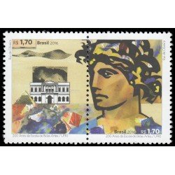 Brasil Brazil 3569/70 2016 Bicentenario de la Escuela nacional de bellas artes Río de Janeiro MNH Brasil Brazil 3569/70 2016 Bicentenario de la Escuela nacional de bellas artes Río de Janeiro MNH