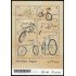 Brasil Brazil 3650/57 2017 Transporte Bicicletas antiguas MNH