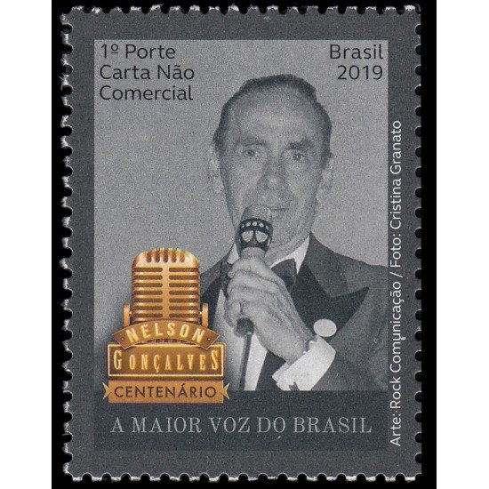Brasil Brazil 3740 2019 Centenario del nacimiento de Nelson Gonçalves La mayor voz e Brasil MNH