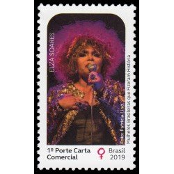 Brasil Brazil 3745 2019 Mujeres brasileñas que han hecho historia Elza Soares MNH Brasil Brazil 3745 2019 Mujeres brasileñas que han hecho historia Elza Soares MNH