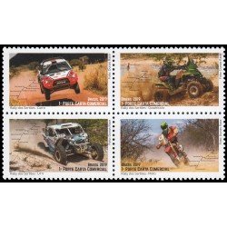 Brasil Brazil 3748/51 2019 Rally dos Sertões MNH Brasil Brazil 3748/51 2019 Rally dos Sertões MNH