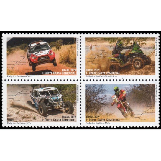 Brasil Brazil 3748/51 2019 Rally dos Sertões MNH