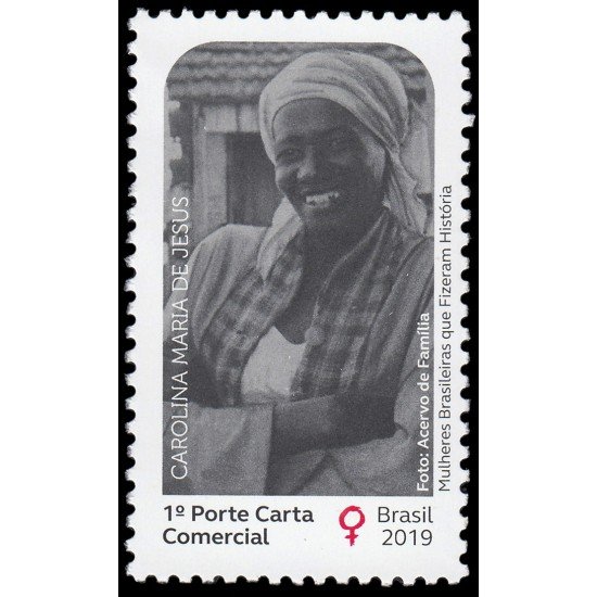 Brasil Brazil 3763 2019 Mujeres brasileñas que han hecho historia Carolina Maria de Jesus MNH